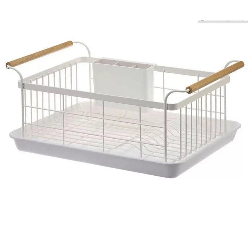 Stainless Steel Single Tier Dish Rack Kitchen Storage Qatar