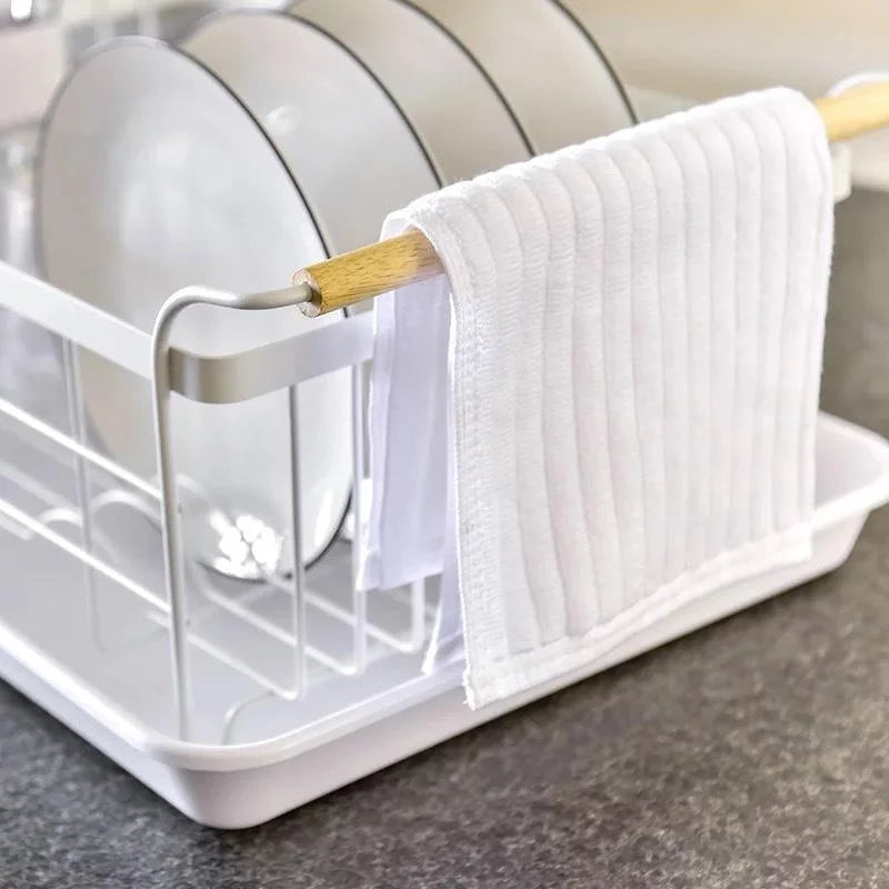 Stainless Steel Single Tier Dish Rack Kitchen Storage Qatar