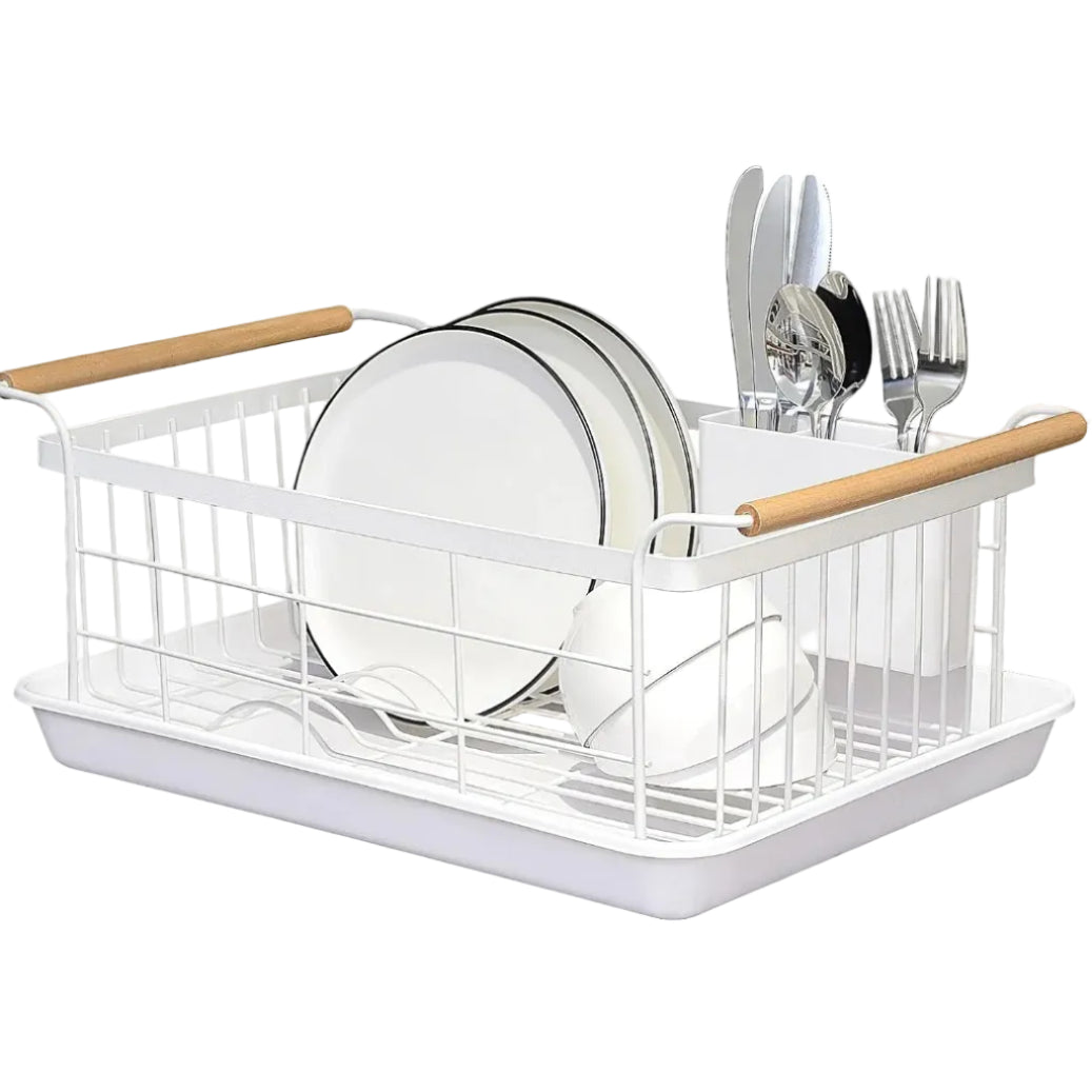 Stainless Steel Single Tier Dish Rack Kitchen Storage Qatar