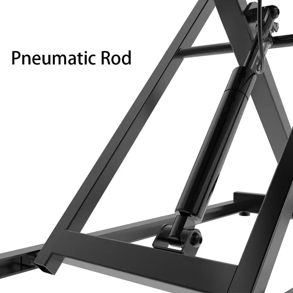 Standing Desk Converter, 32 inch Stand Up Height Adjustable Desk Riser Scrollcart Qatar 