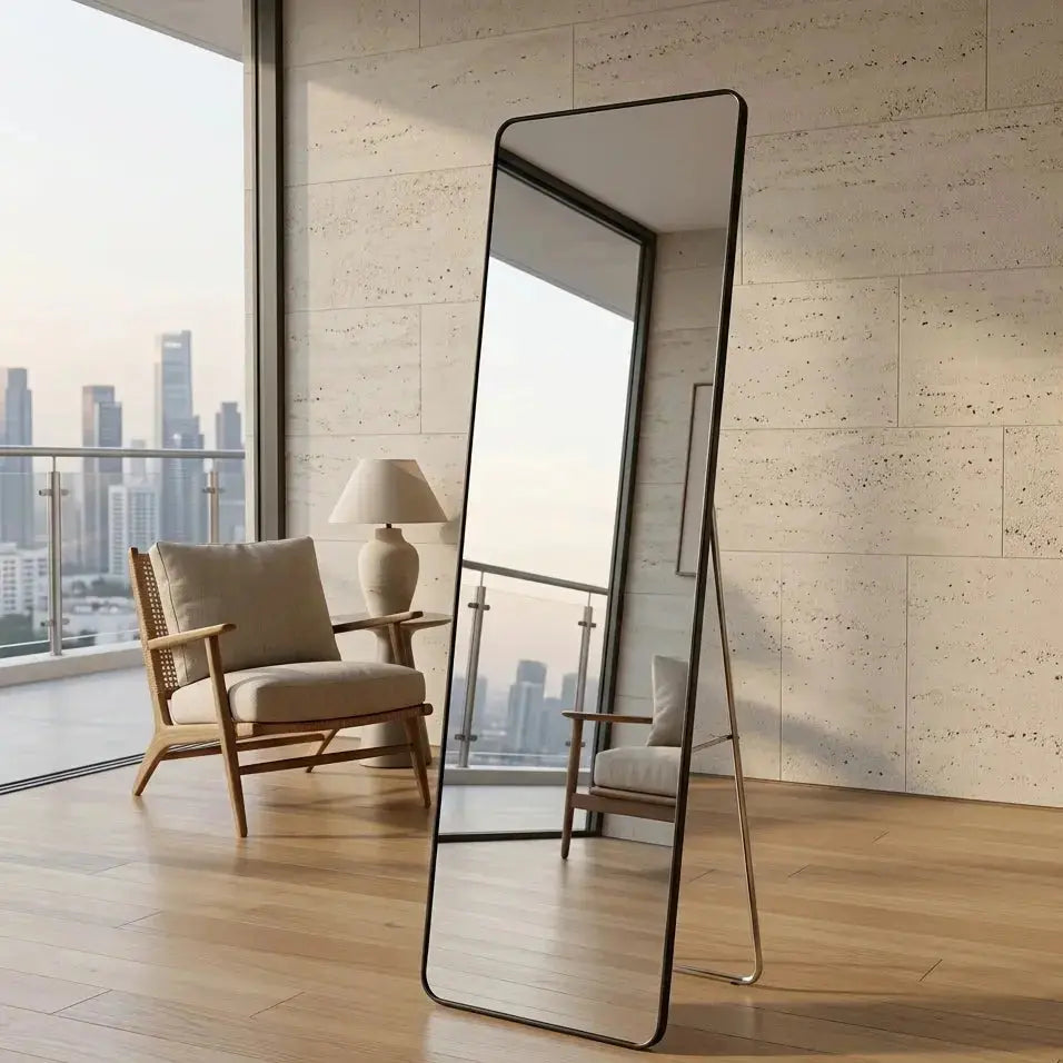 Standing Full Length Mirror Aluminum Frame Doha Qatar 