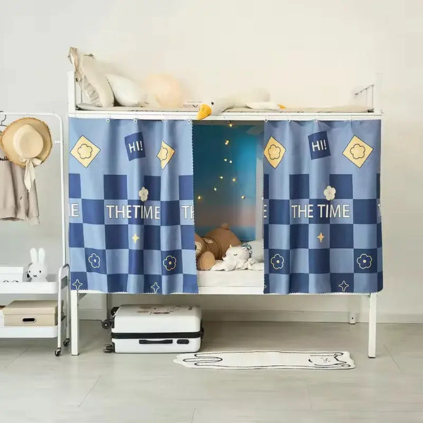 Student Bedroom Bed Curtain – Dorm Room Bunk Bed Privacy & Blackout Shade Scrollcart Qatar 