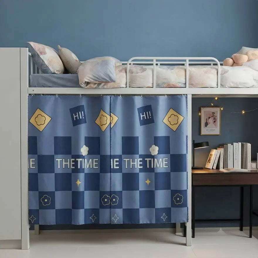 Student Bedroom Bed Curtain – Dorm Room Bunk Bed Privacy & Blackout Shade Scrollcart Qatar 