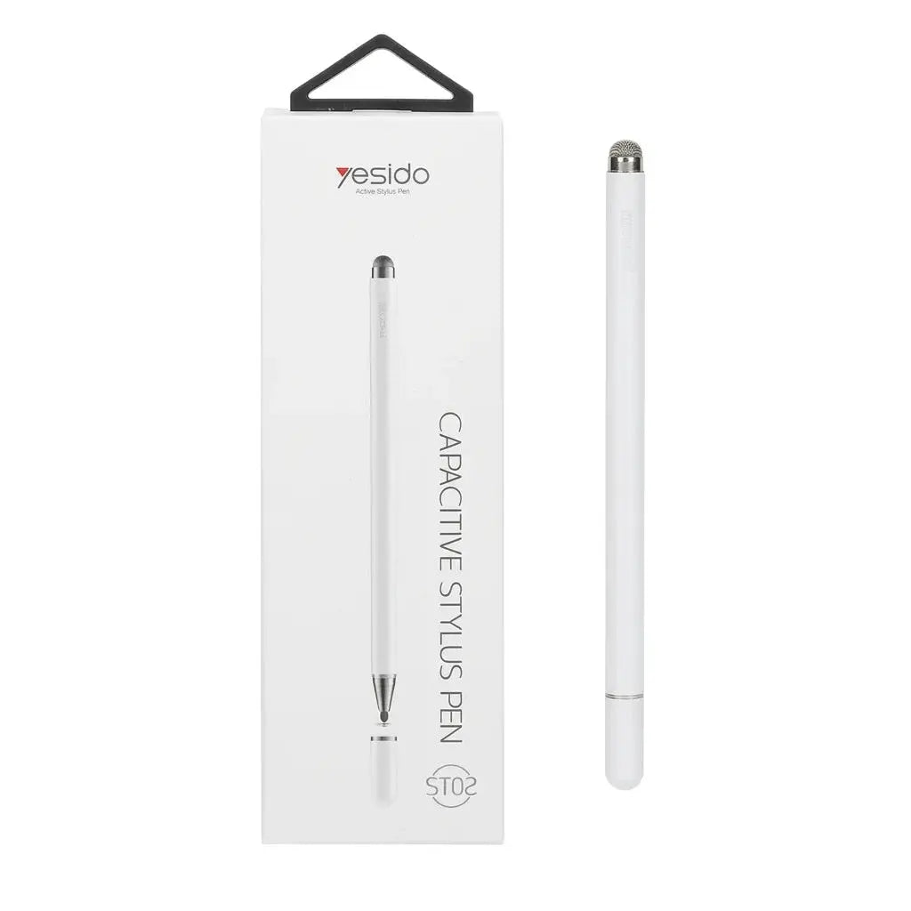 Stylus Pen 2 in 1 High Precision Touch Screen White Scrollcart Qatar 