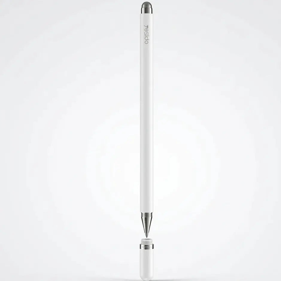 Stylus Pen 2 in 1 High Precision Touch Screen White Scrollcart Qatar 