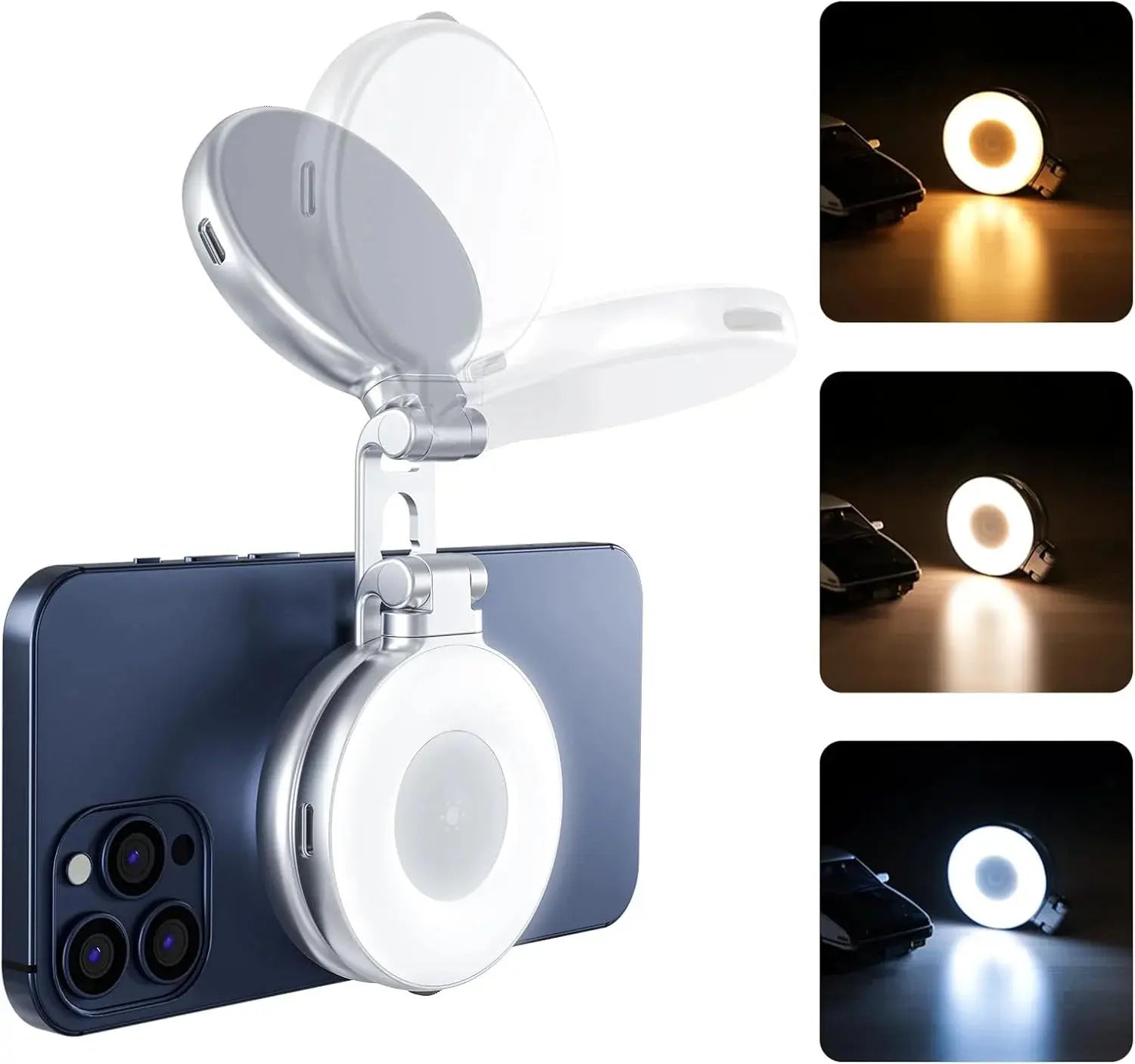 TELESIN Magnetic Selfie Light with Mirror scrollcart qatar