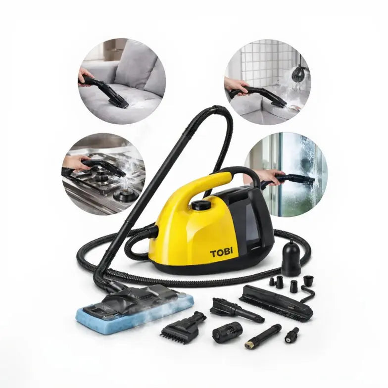 TOBI Steam Cleaner Deluxe 2500W 16-in-1 Multi Surface Cleaner Scrollcart Qatar 