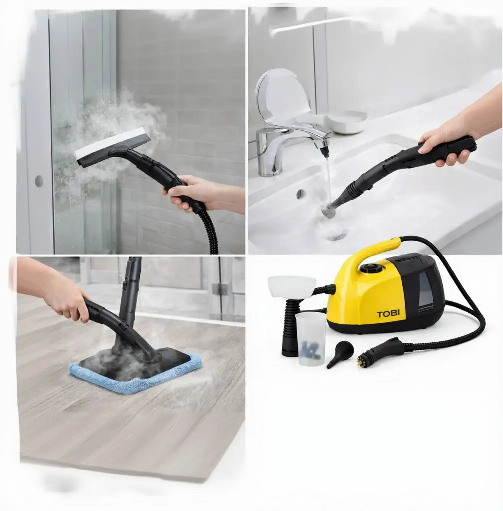 TOBI Steam Cleaner Deluxe 2500W 16-in-1 Multi Surface Cleaner Scrollcart Qatar 