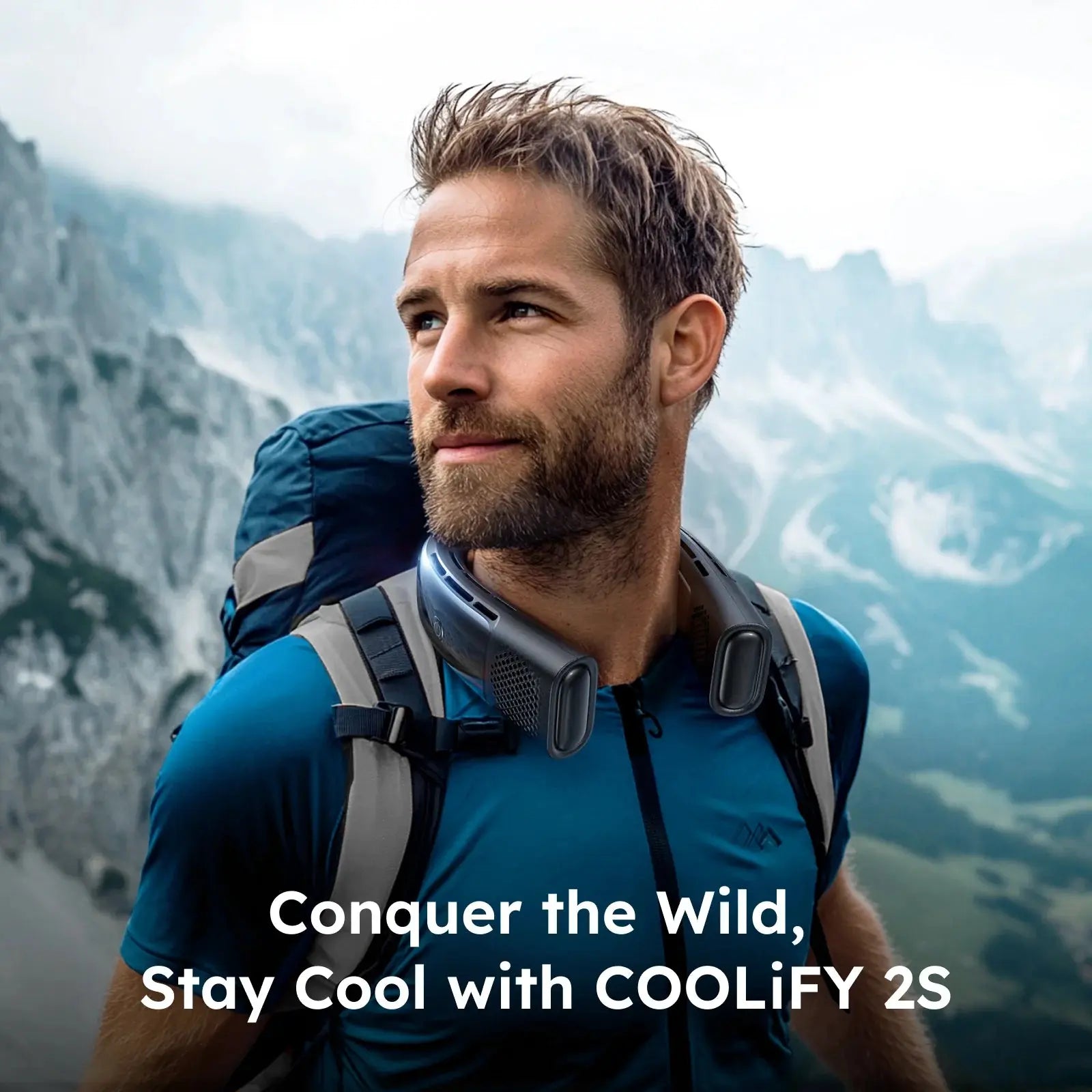 TORRAS COOLiFY 2S Pro Neck Air Conditioner-Smart Wearable Neck Cooling Fan Scrollcart Qatar 