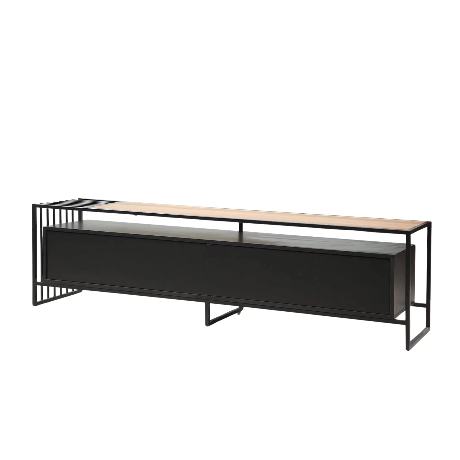 TV Unit - Black | ASPENDOS  Side View