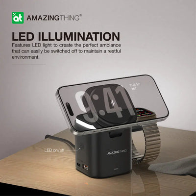 AMAZINGTHING Thunder Pro Mag 5-in-1 PD55W Charging Station with Stand  Qatar