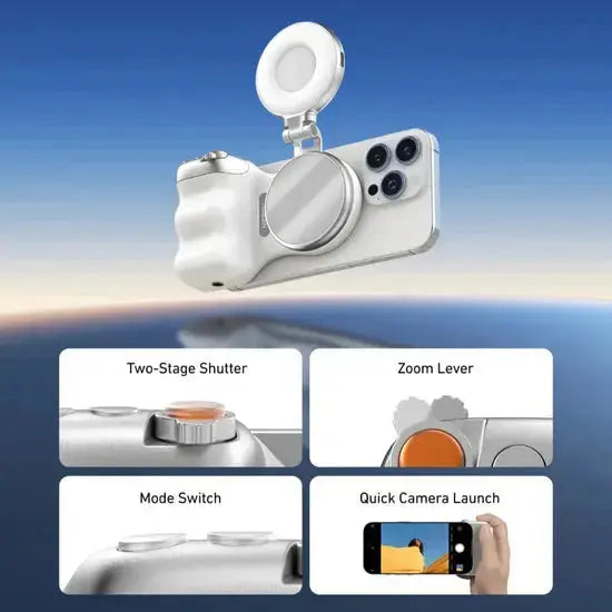 Telesin Magnetic Phone Grip & Selfie Ring Light Qatar