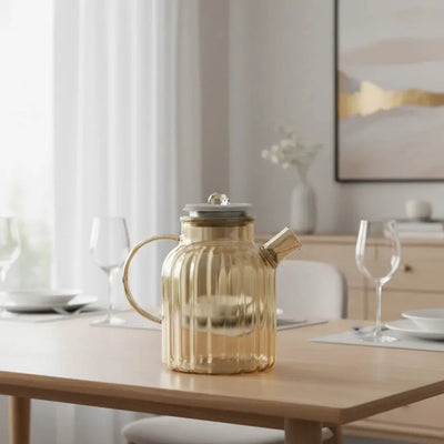 Luxury Heat-Resistant Glass Teapot Price Doha Qatar
