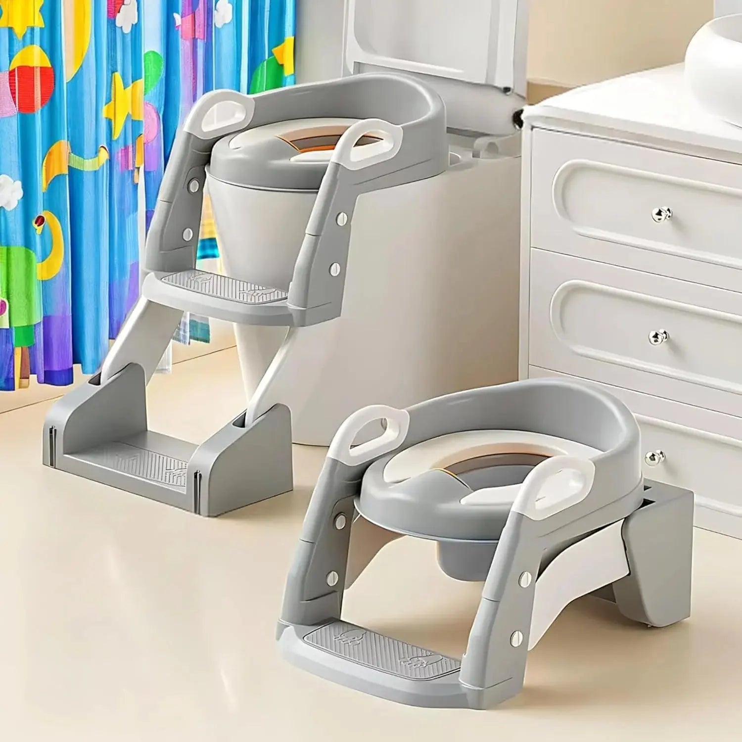 Toilet Potty Training Seat with Ladder Price in Qatar