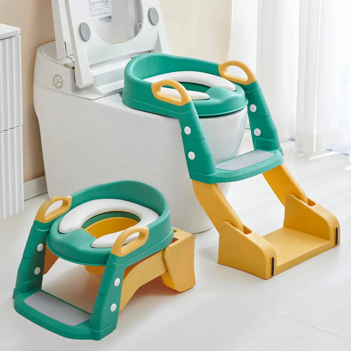 Toilet Potty Training Seat with Ladder Price in Qatar