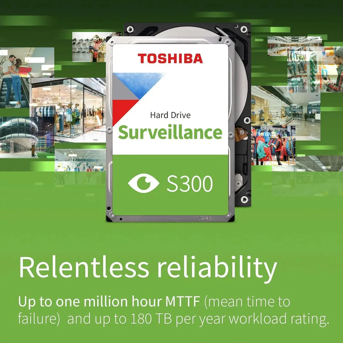 Toshiba S300 2TB Surveillance Hard Drive – SATA 6Gb/s, 3.5-Inch, 5400 RPM Scrollcart Qatar 