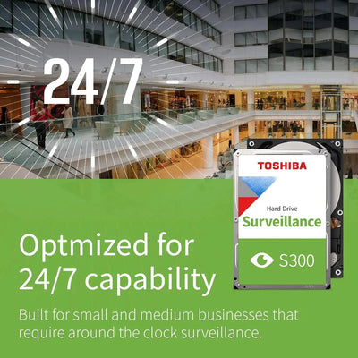 Toshiba S300 4TB Surveillance Hard Drive – SATA 6Gb/s, 3.5-Inch, 5400 RPM Scrollcart Qatar 