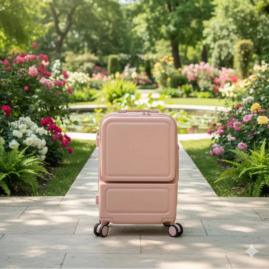 Trolley suit Case with Laptop Storage & USB Charger Scrollcart Qatar 