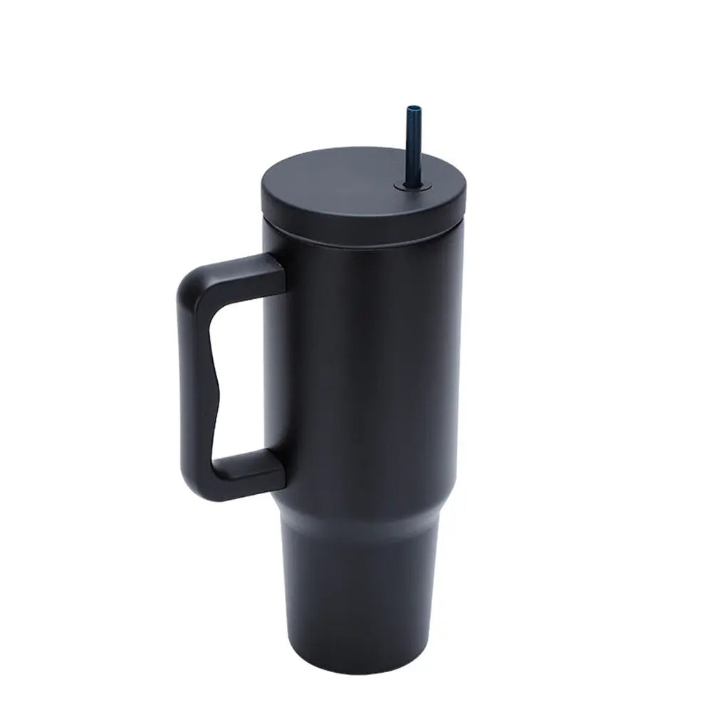 Tumbler Bottle Cup 1 Liter - Black - Scrollcart Qatar
