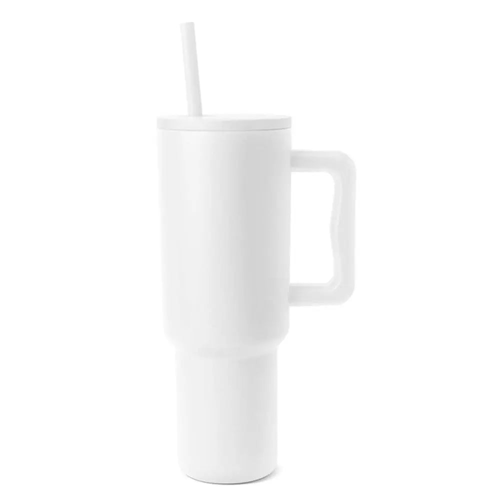 Tumbler Bottle Cup 1 Liter - White - Scrollcart Qatar