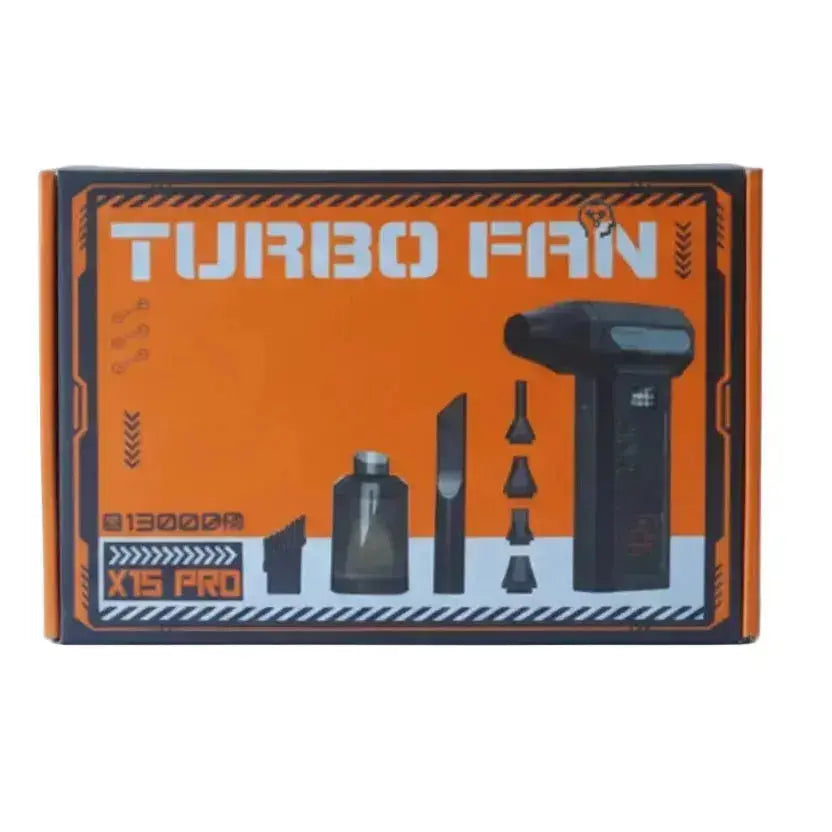 Turbo Fan X 15 Pro 130,000 RPM | 2-in-1 High-Speed Air Duster & Mini Vacuum United 