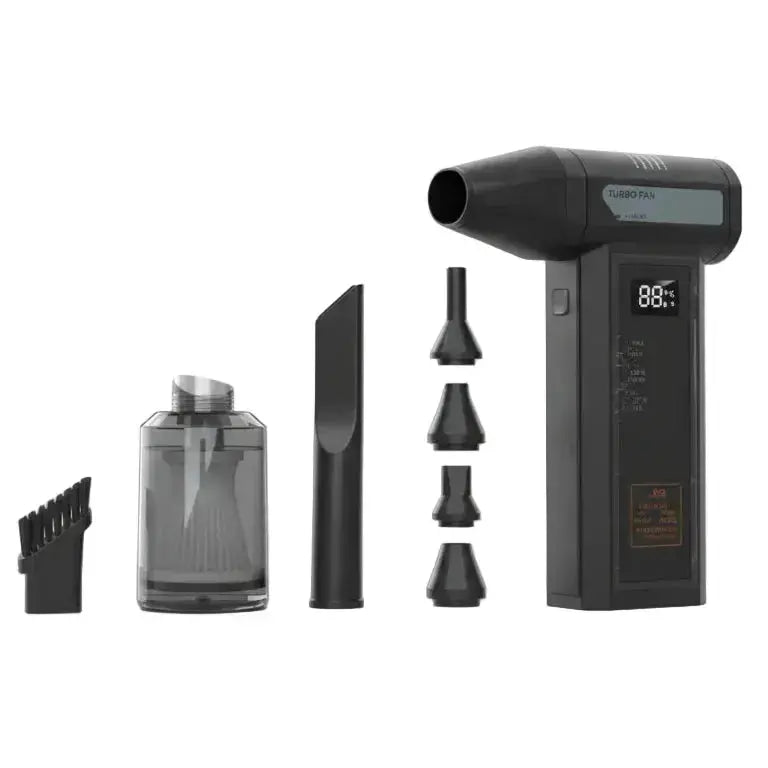 Turbo Fan X 15 Pro 130,000 RPM | 2-in-1 High-Speed Air Duster & Mini Vacuum United 