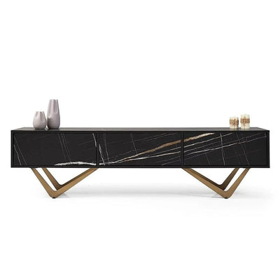 Tv Stand Unit With Storage | SONATA Frond View