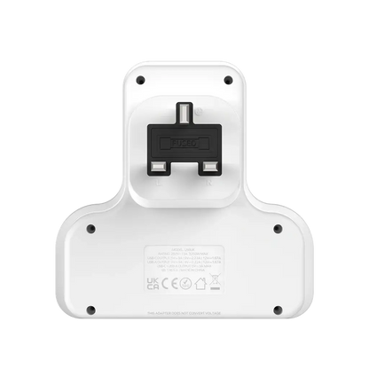 MOMAX OnePlug T-Shaped Extension | 3 Outlets + USB Fast Charging Alamat Qatar