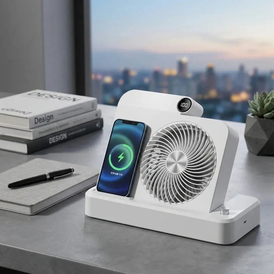 USB Desk Fan – 3-in-1 Smart Cooling Fan Doha Qatar