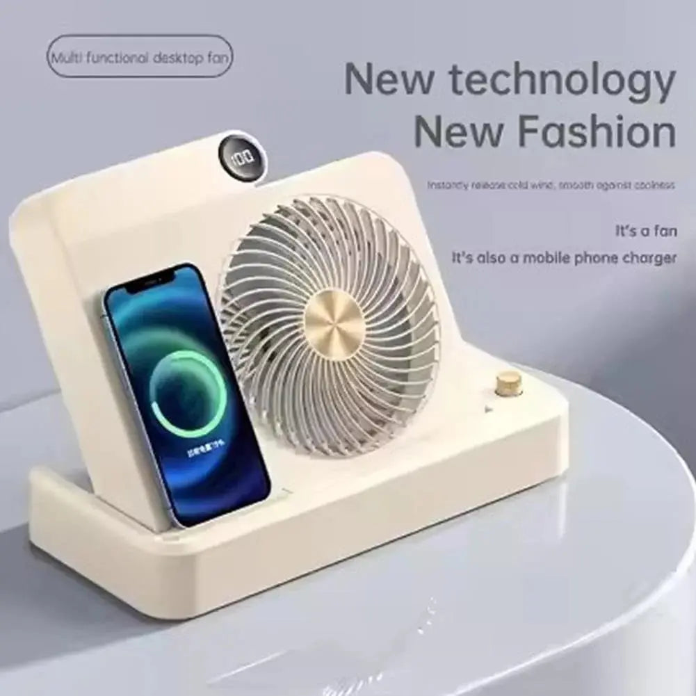 USB Desk Fan – 3-in-1 Smart Cooling Fan Doha Qatar