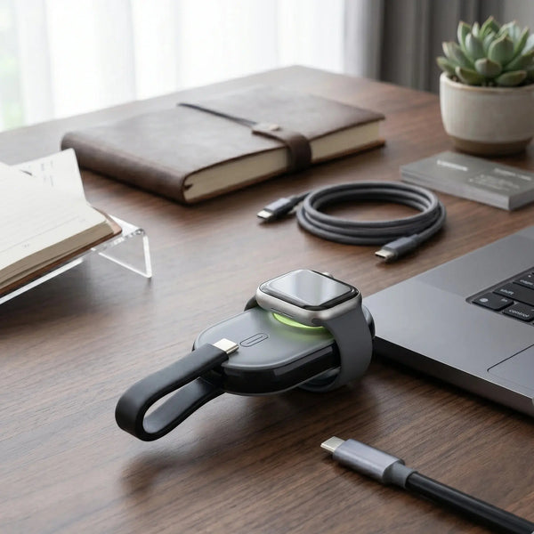 VEGER 1500mAh Portable Magnetic Apple Watch Charger Scrollcart Qatar 