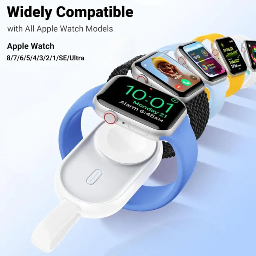 VEGER 1500mAh Portable Magnetic Apple Watch Charger Scrollcart Qatar 