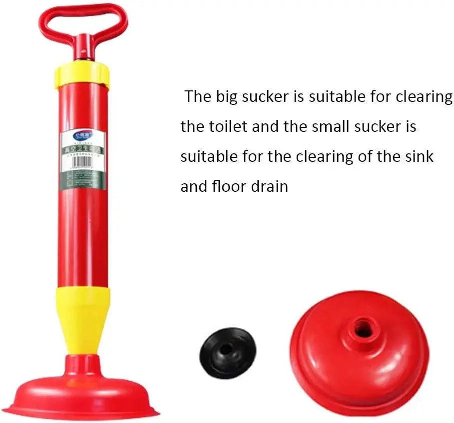 Vacuum Drain Buster Powerful Toilet & Sink Air Plunger – for Bathroom & Kitchen Scrollcart Qatar 