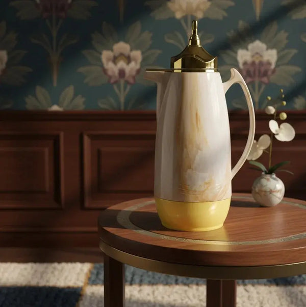 Vacuum Pitcher with Marble Engravings – 1 Liter Doha Qatar