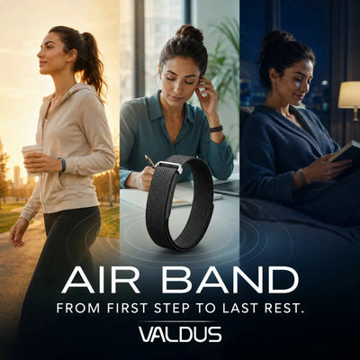 Valdus Air Band Smart Health & Fitness Tracker – Black Scrollcart Qatar 