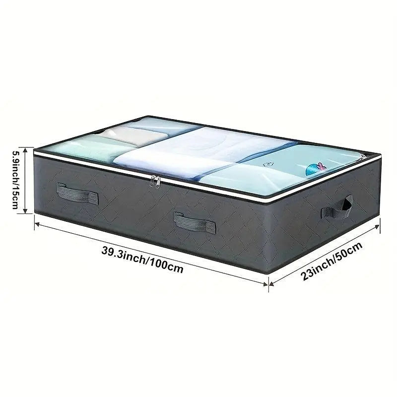 Under Bed Cloth Storage Organizer Bag  6 - Scrollcart Qatar