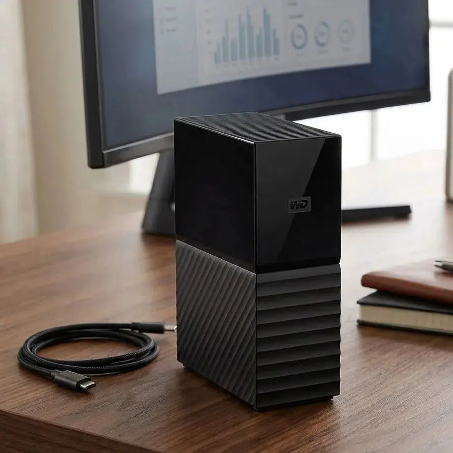 WD My Book 6TB Desktop External Hard Drive – USB 3.0, Black Scrollcart Qatar 