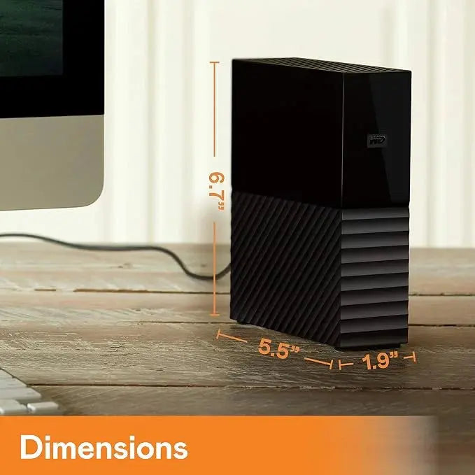 WD My Book 6TB Desktop External Hard Drive – USB 3.0, Black Scrollcart Qatar 
