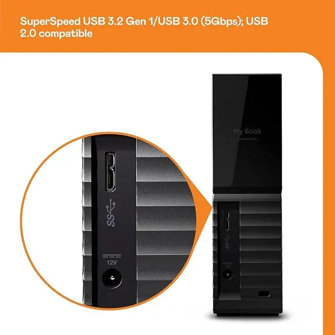 WD My Book 6TB Desktop External Hard Drive – USB 3.0, Black Scrollcart Qatar 