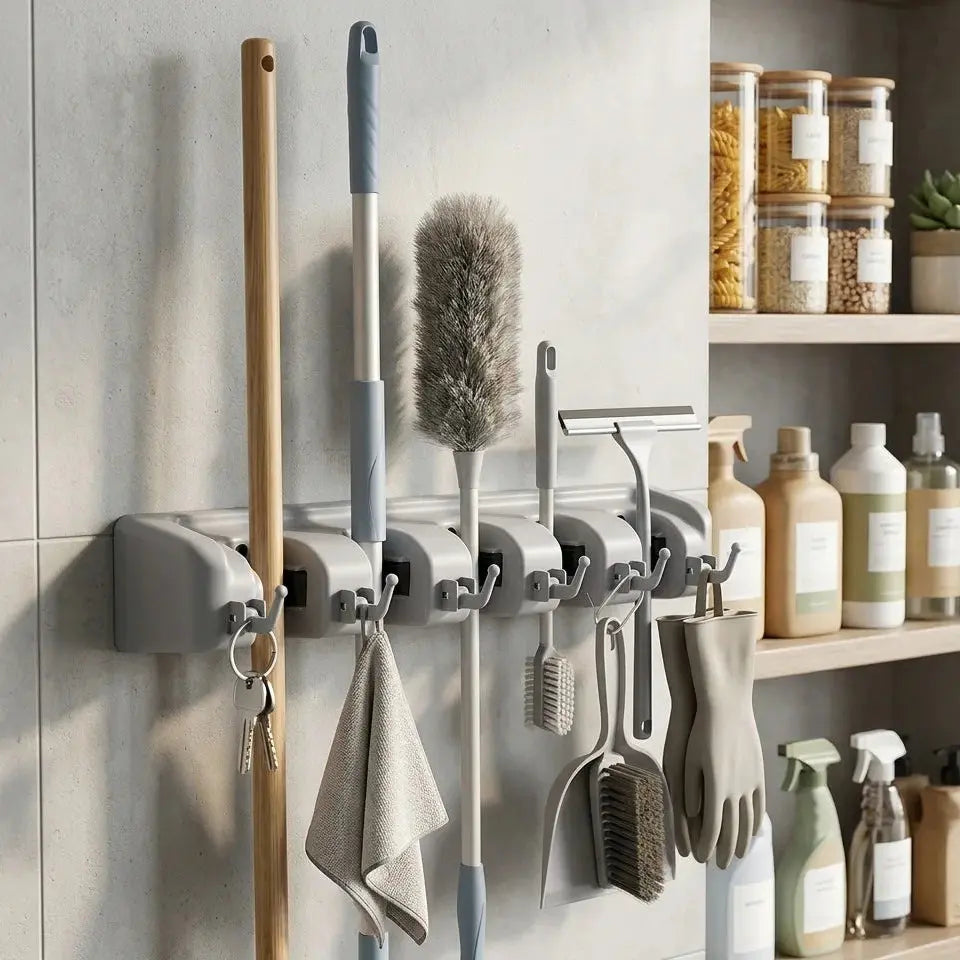 Wall Mount Mop Holder Organizer Price Scrollcart Qatar