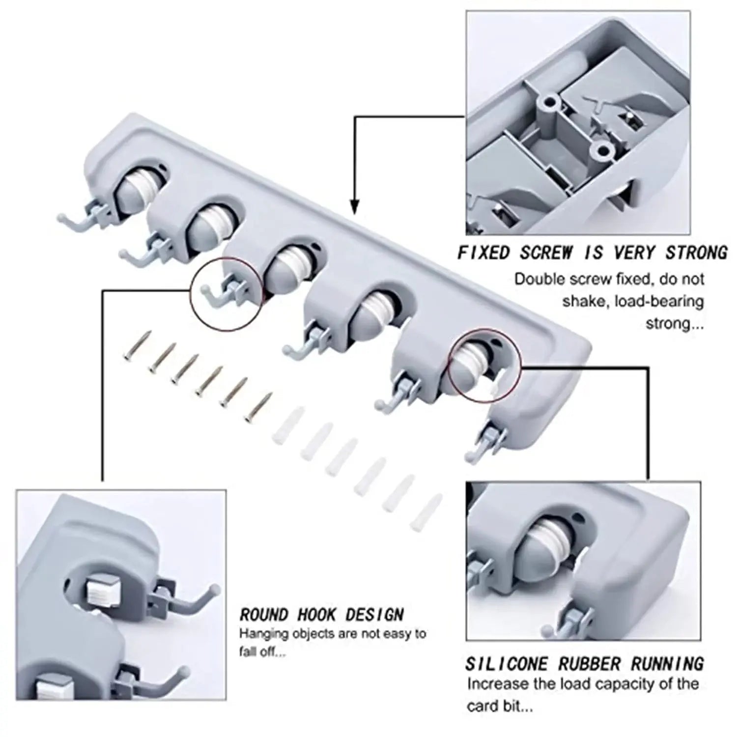 Wall Mount Mop Holder Organizer Price Scrollcart Qatar