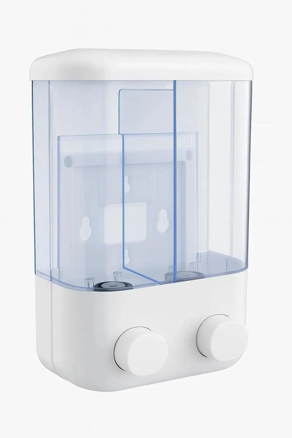 Wall Mounted Liquid Soap & Shampoo Dispenser –  Double Scrollcart Qatar 
