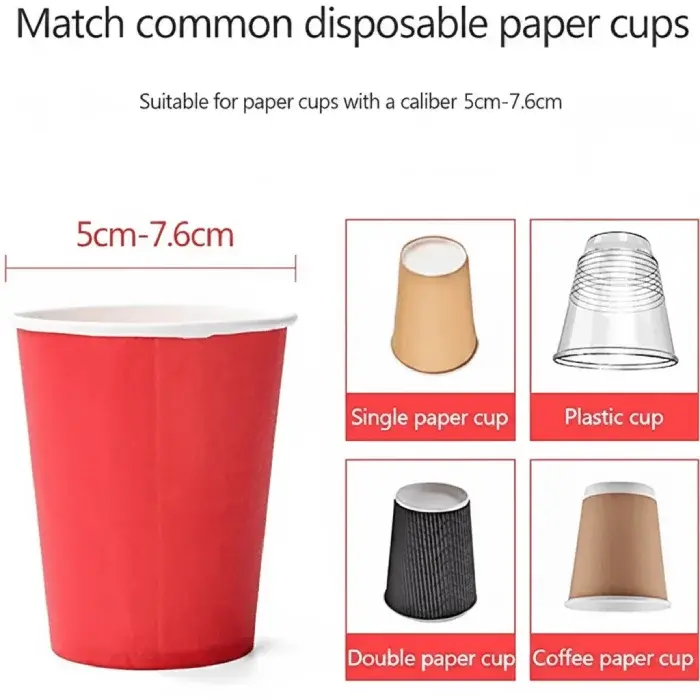 Wall Mounted Paper Cup Dispenser – Dustproof Plastic Cup Holder Scrollcart Qatar 