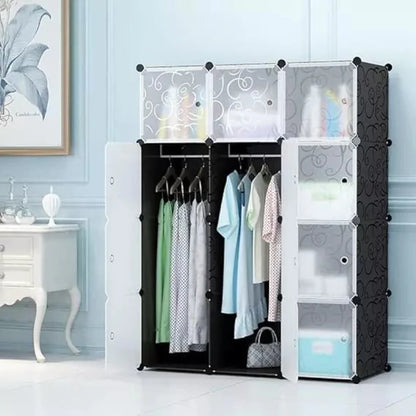 Wardrobe Cabinet  12 Cube DIY - Hanging Cloths