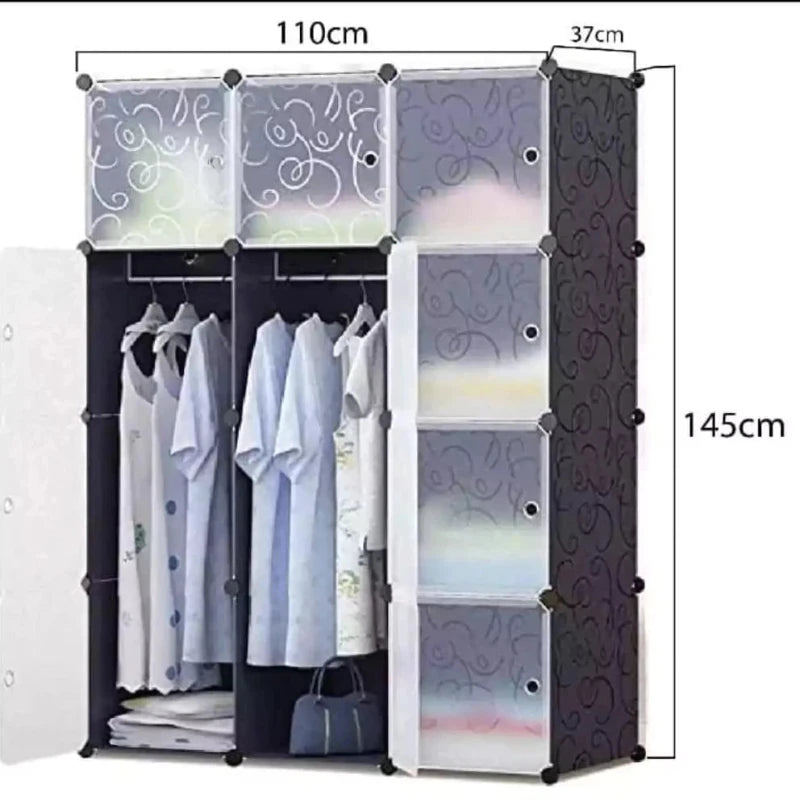 Wardrobe Storage Cabinet  12 Cube DIY 