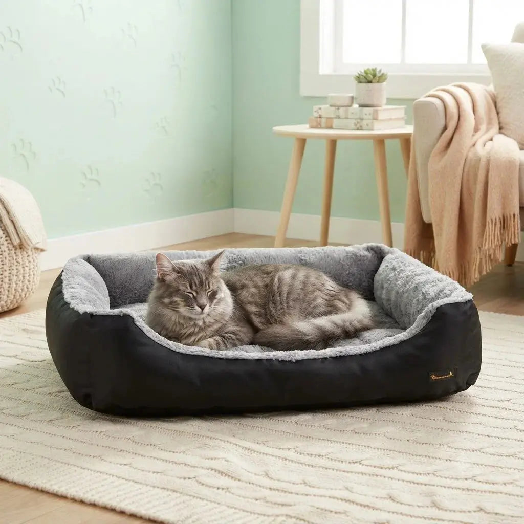 Waterproof Cat & Dog Bed – Washable Rectangular Pet Bed Scrollcart Qatar 