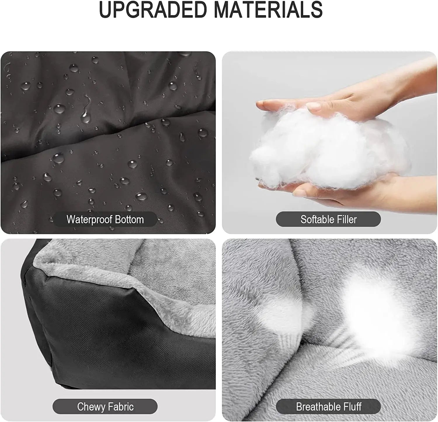Waterproof Cat & Dog Bed – Washable Rectangular Pet Bed Scrollcart Qatar 