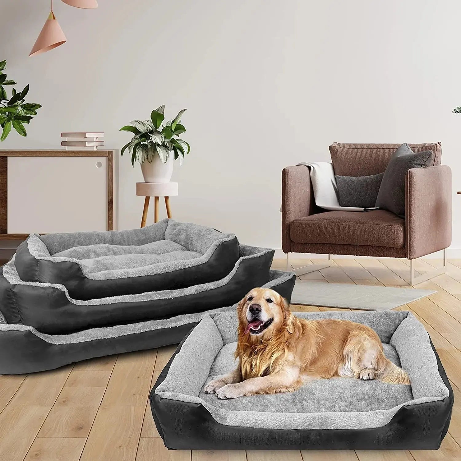 Waterproof Cat & Dog Bed – Washable Rectangular Pet Bed Scrollcart Qatar 