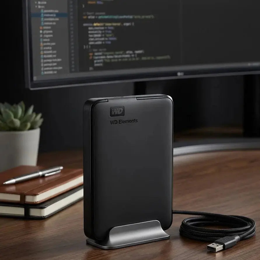Western Digital Elements Portable Hard Disk 5TB Scrollcart Qatar 