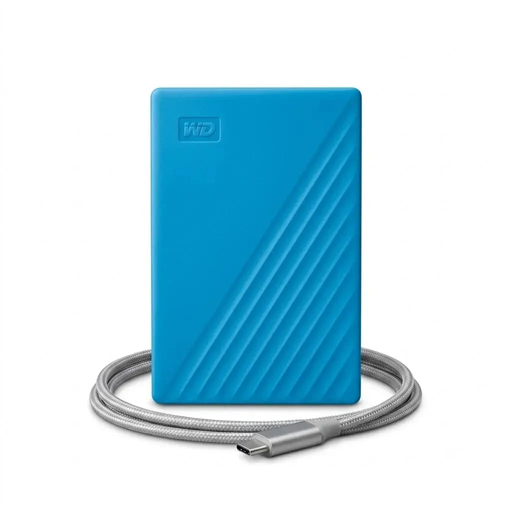 Western Digital My Passport Elements 4TB Portable Hard Disk – USB 3.2 Gen 1, Blue Scrollcart Qatar 